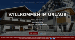 Desktop Screenshot of bergheim-pitztal.at