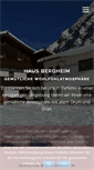Mobile Screenshot of bergheim-pitztal.at